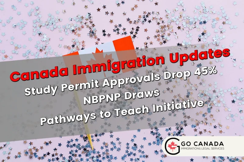 Study Permit Approvals Drop 45%, NBPNP Draws, Pathways to Teach Initiative, and Border Security Success