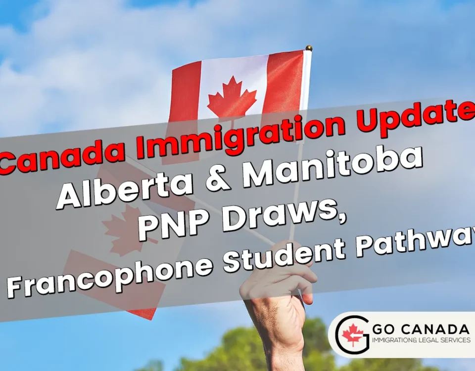 Alberta & Manitoba PNP Draws, Francophone Student Pathway