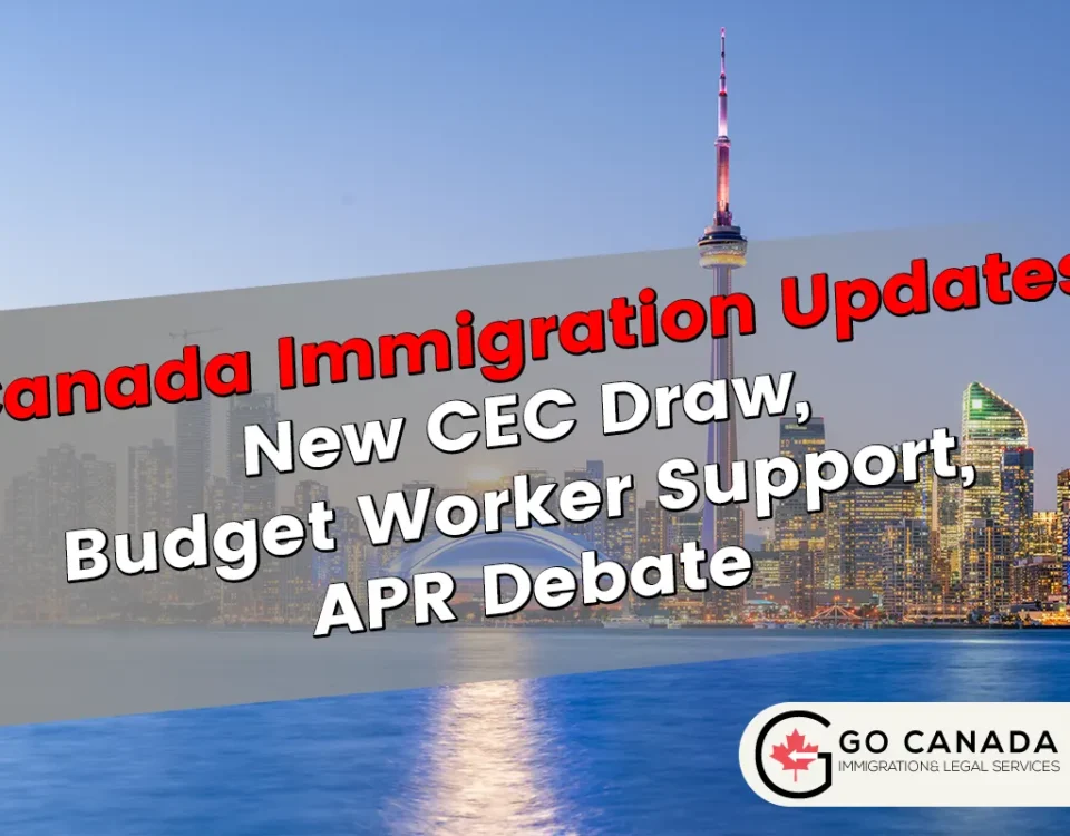 New CEC Draw, Budget Worker Support, APR Debate
