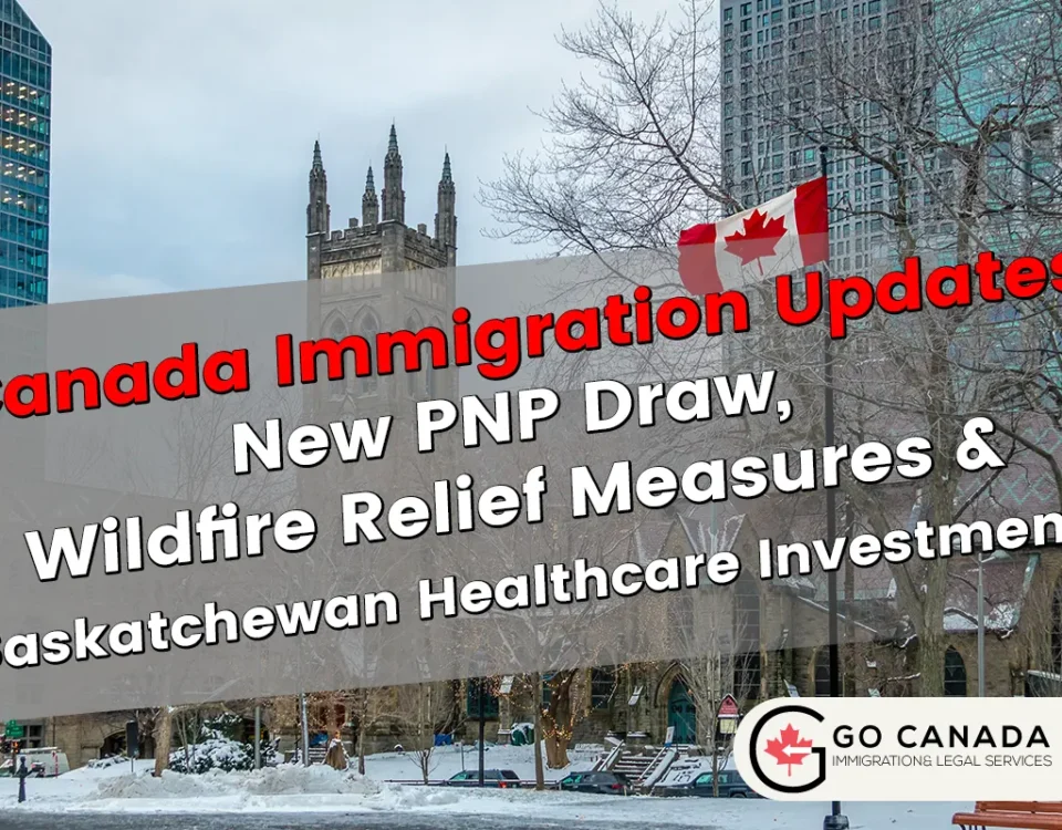 New PNP Draw, Wildfire Relief Measures & Saskatchewan Healthcare Investment