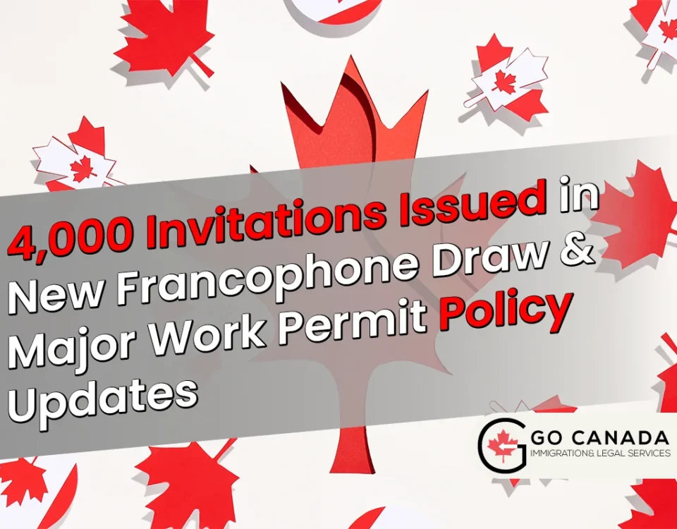 4,000 Invitations Issued in New Francophone Draw & Major Work Permit Policy Updates
