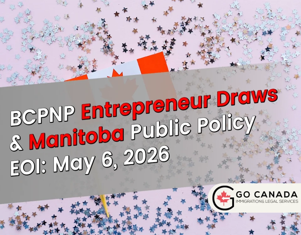 BCPNP Entrepreneur Draws & Manitoba Public Policy EOI: May 6, 2026