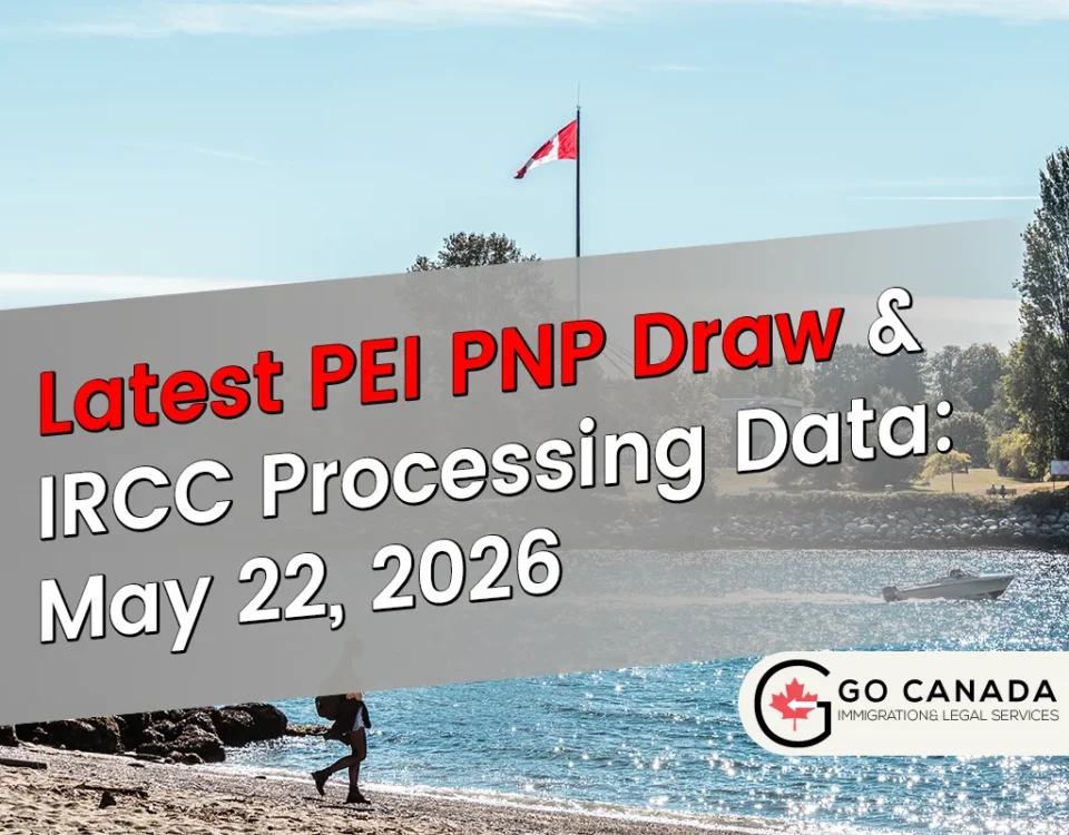 Latest PEI PNP Draw & IRCC Processing Data: May 22, 2026