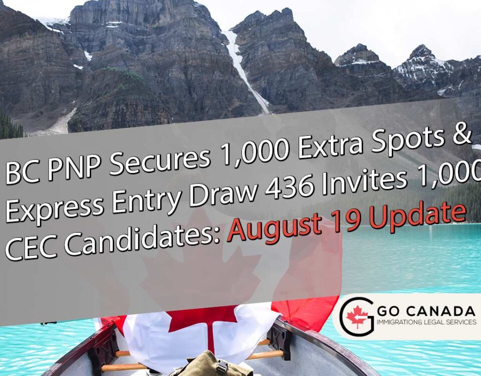 Score Climbs: Express Entry Draw 436 & BC PNP Secures 1,000 Extra Spots