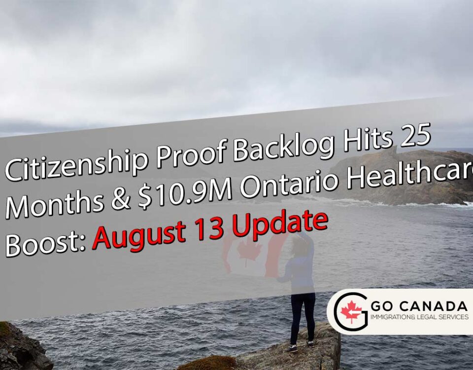 25-Month Wait: Proof of Canadian Citizenship Backlog & $10.9M Healthcare Boost