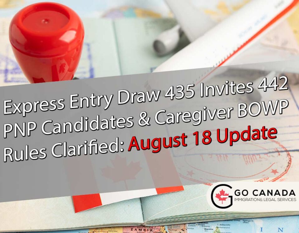 PNP Selections: Express Entry Draw 435 & Caregiver Work Permit Update