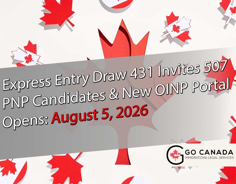 PNP Selections: Express Entry Draw 431 & OINP Workforce Portal Launch