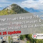 Record Provincial Rounds: BC PNP Invites 714 & Quebec Issues 519 Arrima ITAs