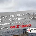 PNP Cut-Off Drops to 761: Express Entry Draw 451 & Quebec Ministry Changes
