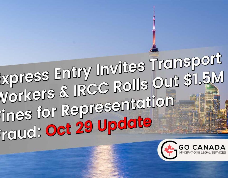 Transport Draws & Heavy Enforcement: Express Entry Draw 453 & IRCC Fines