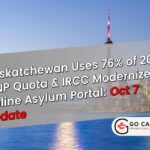Quota Update: Saskatchewan SINP Uses 76% of 2026 Cap & New Asylum Portal